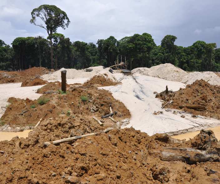 Illegal mining has muddied tropical rivers worldwide, Science
