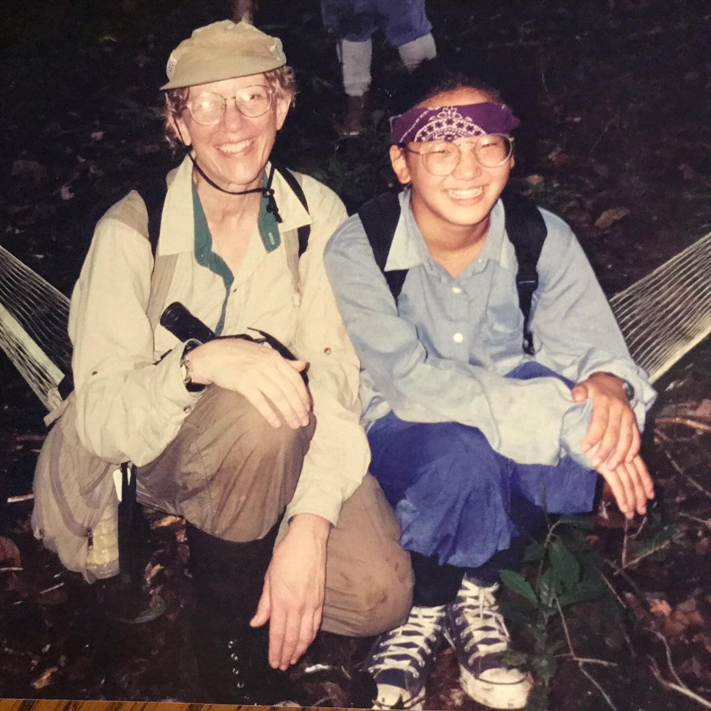 Becky and Sara in Borneo