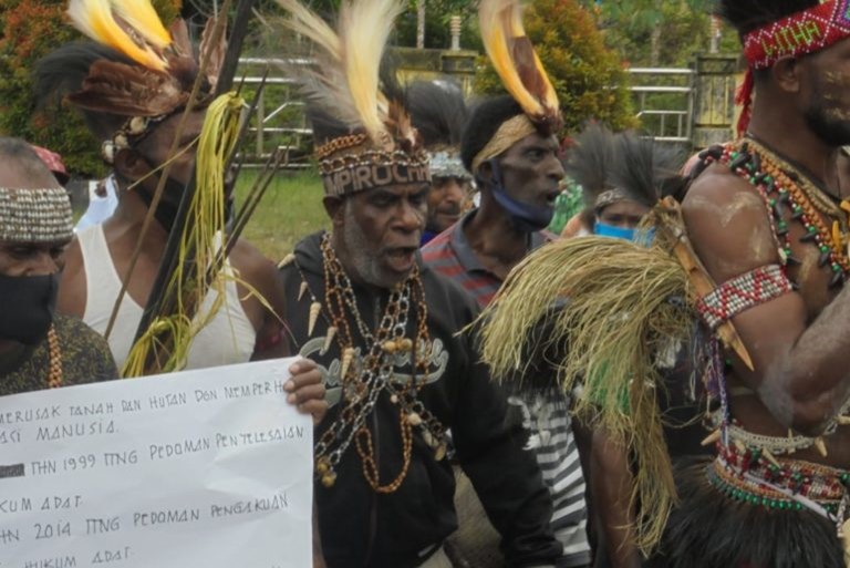 Indigenous People Protest