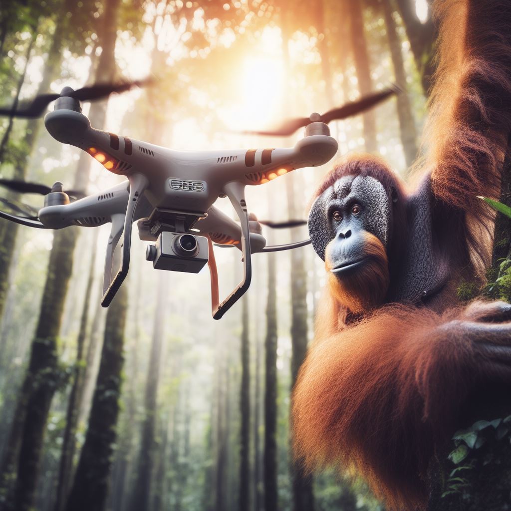 Drone and Orangutan