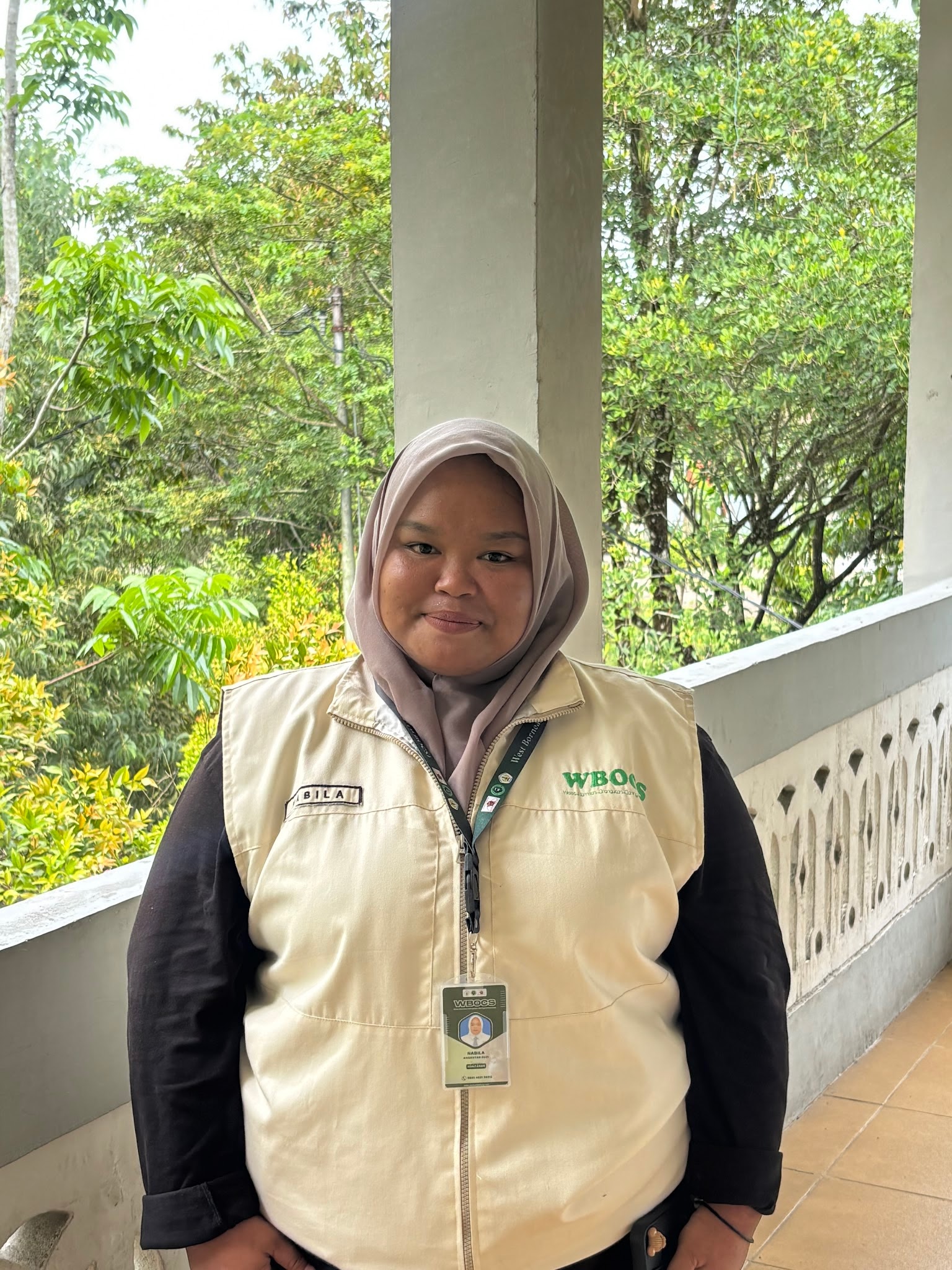 Nabila,  EBOCS recipient