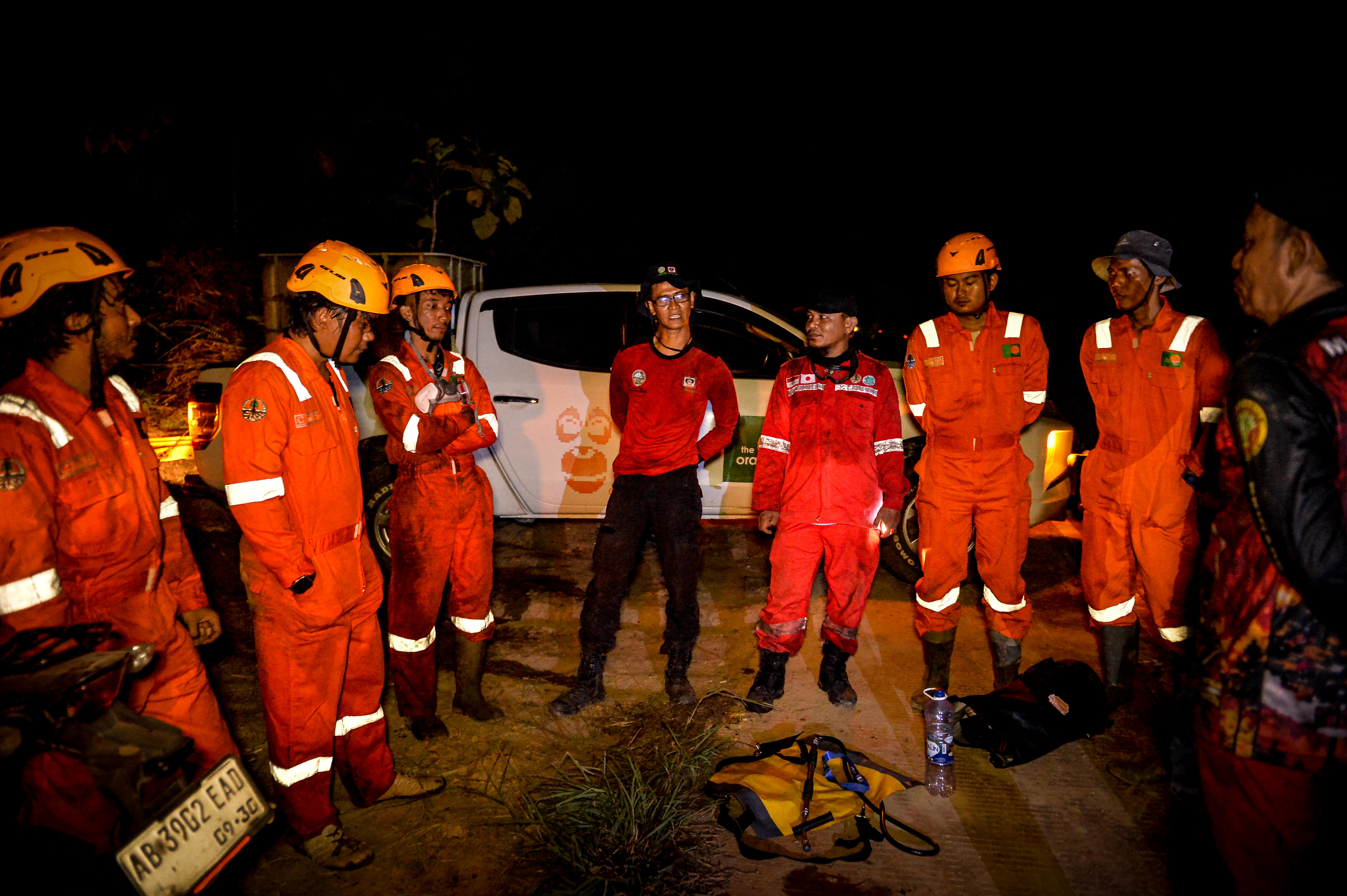 Firefighters in Labanan