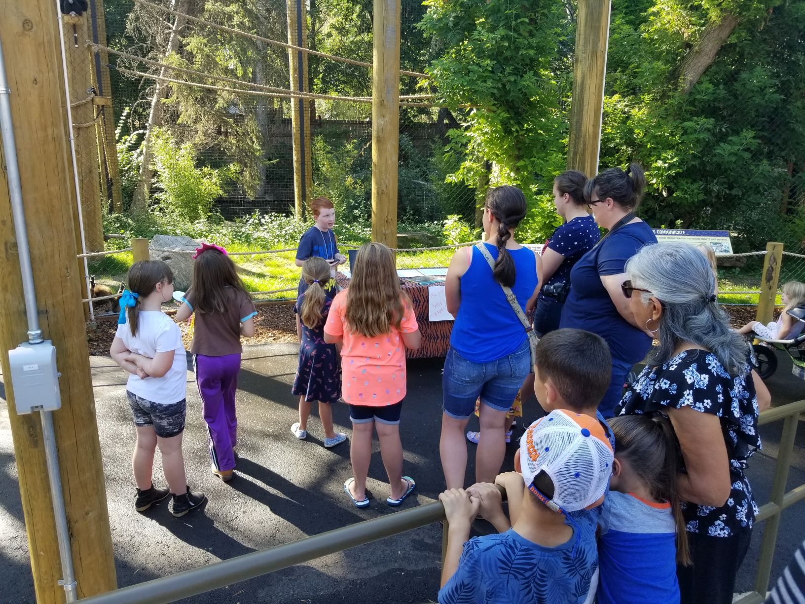 Jack educates at zoo